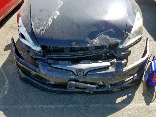 1HGCM81775A012922 - 2005 HONDA ACCORD EX BLACK photo 9