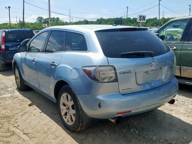 JM3ER29L280189256 - 2008 MAZDA CX-7 BLUE photo 3