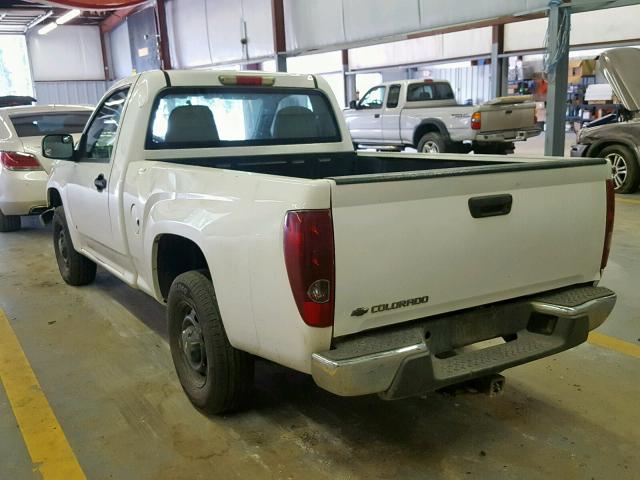 1GCCS149878171239 - 2007 CHEVROLET COLORADO WHITE photo 3