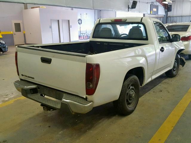 1GCCS149878171239 - 2007 CHEVROLET COLORADO WHITE photo 4