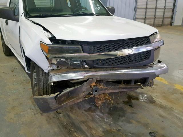 1GCCS149878171239 - 2007 CHEVROLET COLORADO WHITE photo 9