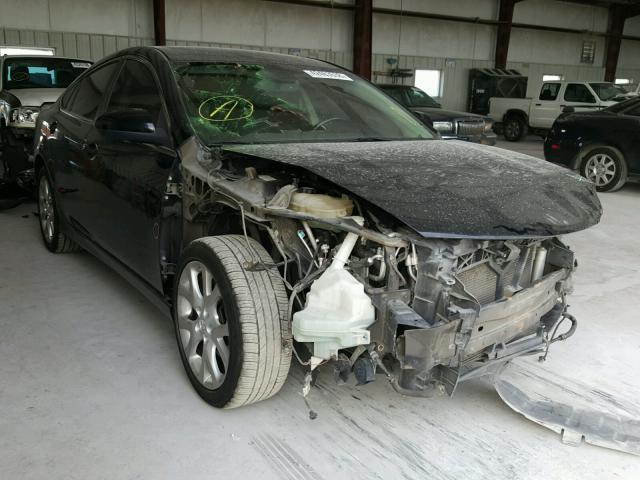 1YVHP82B095M06429 - 2009 MAZDA 6 S BLACK photo 1