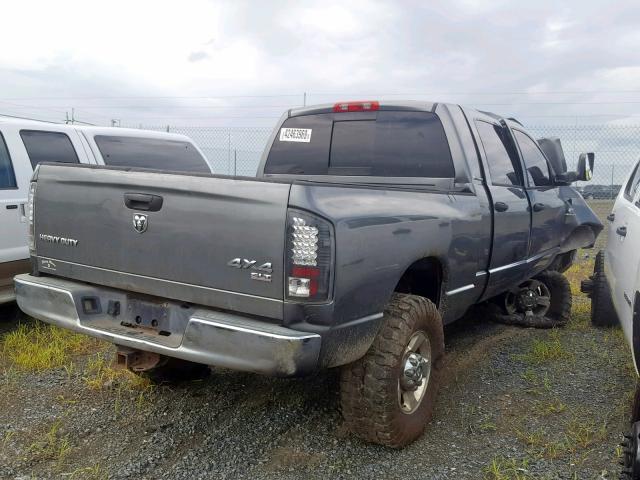 3D7KS29C36G179740 - 2006 DODGE RAM 2500 GRAY photo 4