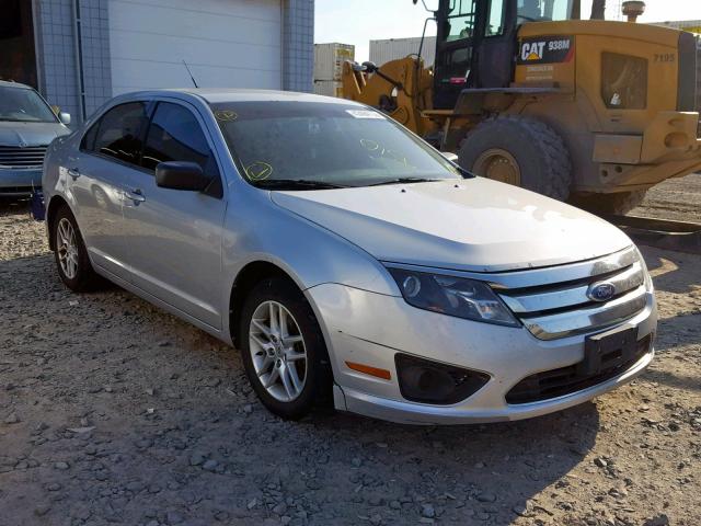 3FAHP0GAXCR261059 - 2012 FORD FUSION S SILVER photo 1