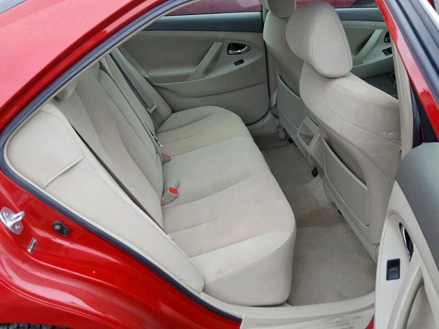 JTNBE46K773033690 - 2007 TOYOTA CAMRY NEW RED photo 6