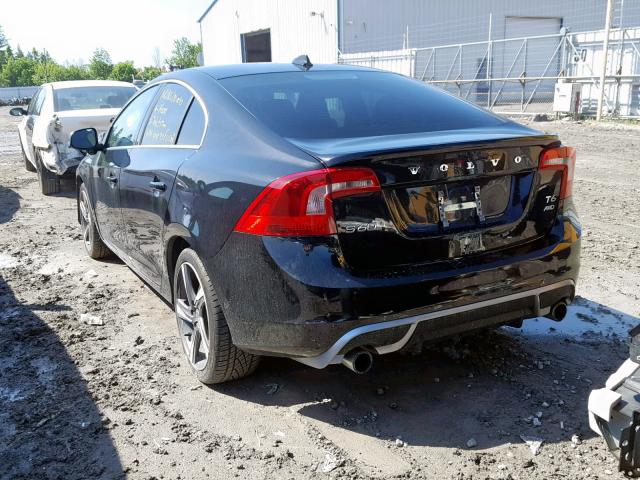 YV1902FH3D1223272 - 2013 VOLVO S60 T6 BLACK photo 3