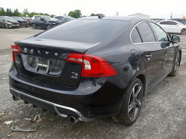 YV1902FH3D1223272 - 2013 VOLVO S60 T6 BLACK photo 4