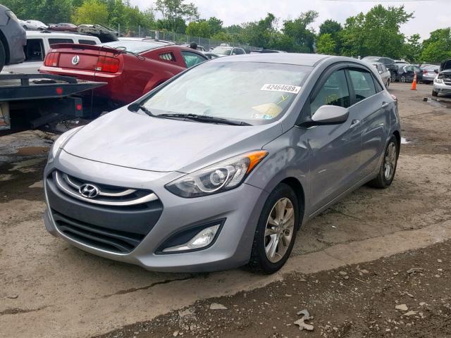 KMHD35LE3DU119698 - 2013 HYUNDAI ELANTRA GT SILVER photo 2