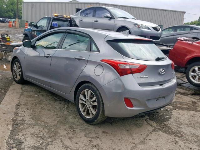 KMHD35LE3DU119698 - 2013 HYUNDAI ELANTRA GT SILVER photo 3