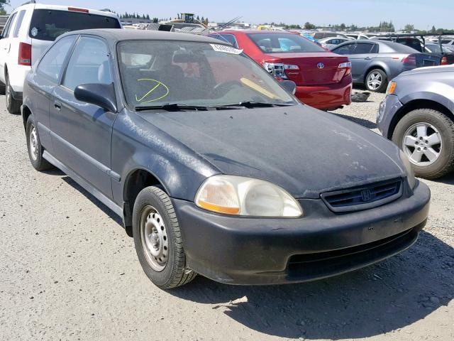 2HGEJ6446TH127906 - 1996 HONDA CIVIC DX BLACK photo 1