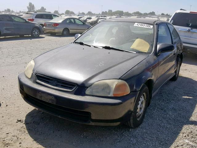 2HGEJ6446TH127906 - 1996 HONDA CIVIC DX BLACK photo 2