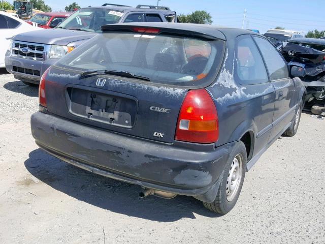 2HGEJ6446TH127906 - 1996 HONDA CIVIC DX BLACK photo 4