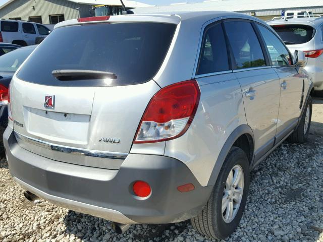 3GSDL43N88S502416 - 2008 SATURN VUE XE SILVER photo 4