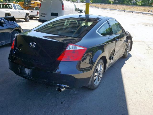 1HGCS12819A015406 - 2009 HONDA ACCORD EXL BLACK photo 4