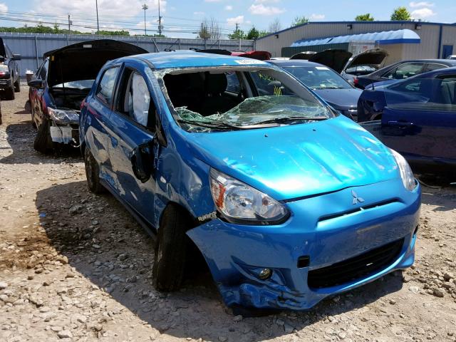 ML32A3HJ8FH061081 - 2015 MITSUBISHI MIRAGE DE BLUE photo 1