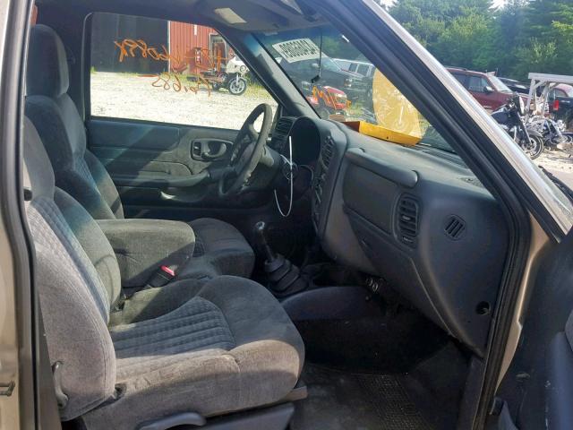 1GCCS14551K176826 - 2001 CHEVROLET S TRUCK S1 GRAY photo 5