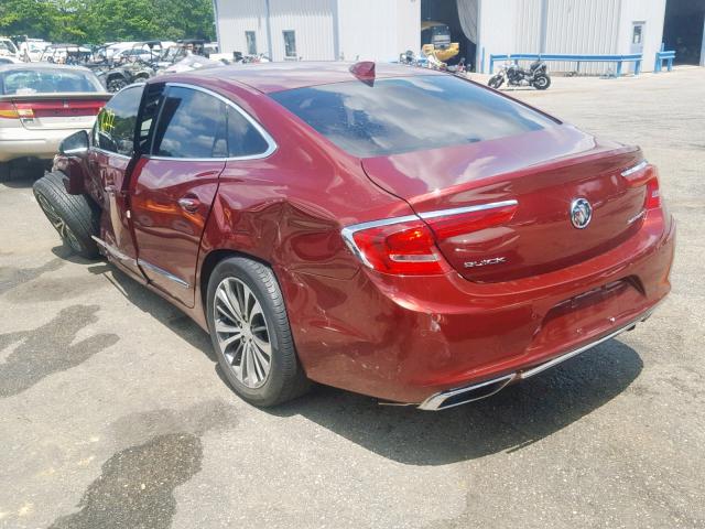 1G4ZP5SS8HU193397 - 2017 BUICK LACROSSE E BURGUNDY photo 3