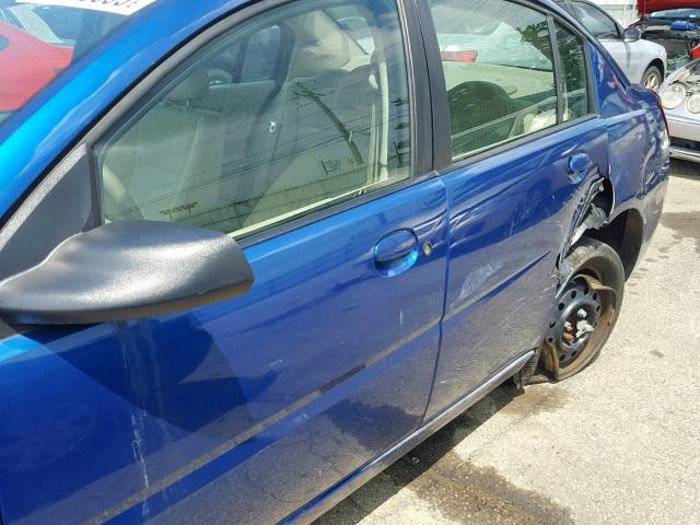 1G8AJ52F25Z178196 - 2005 SATURN ION LEVEL BLUE photo 9