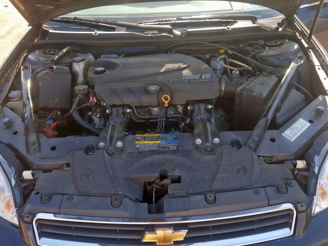 2G1WU583481349262 - 2008 CHEVROLET IMPALA LTZ GRAY photo 7