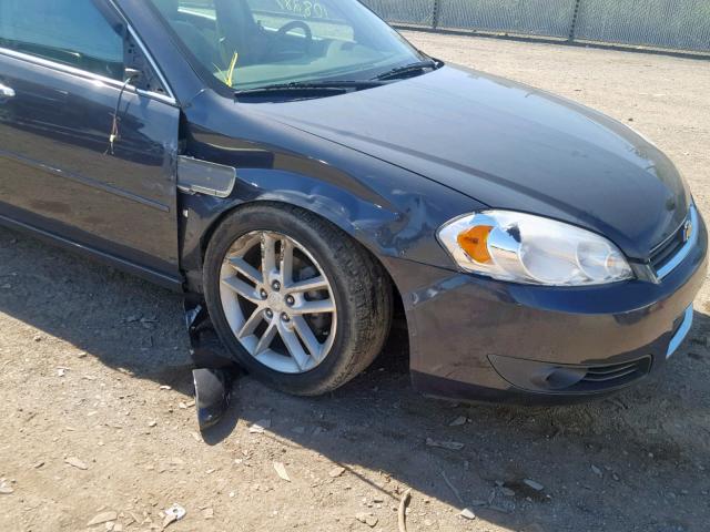 2G1WU583481349262 - 2008 CHEVROLET IMPALA LTZ GRAY photo 9