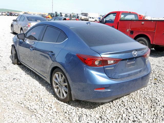 3MZBN1V70HM119288 - 2017 MAZDA 3 TOURING BLUE photo 3