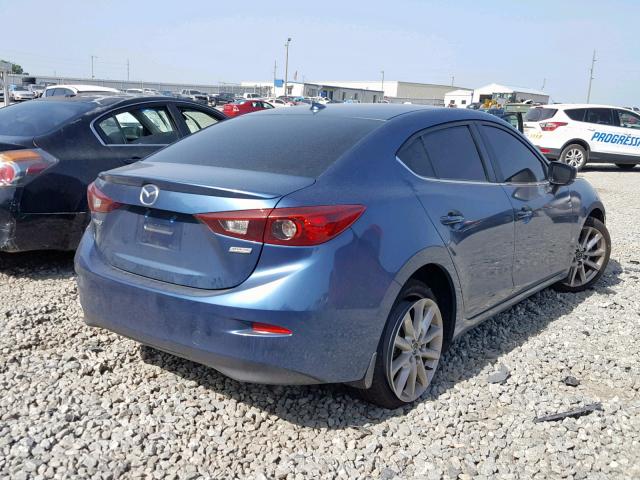 3MZBN1V70HM119288 - 2017 MAZDA 3 TOURING BLUE photo 4