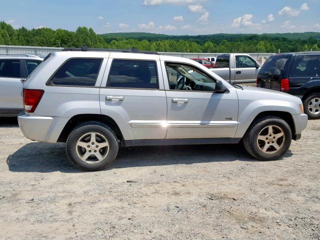 1J4HR48N56C261402 - 2006 JEEP GRAND CHER SILVER photo 9