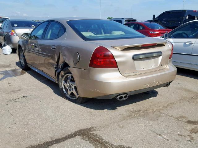 2G2WS522341235975 - 2004 PONTIAC GRAND PRIX GOLD photo 3