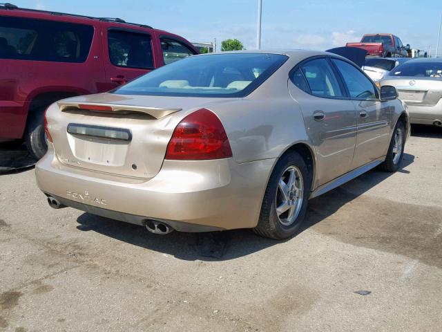 2G2WS522341235975 - 2004 PONTIAC GRAND PRIX GOLD photo 4