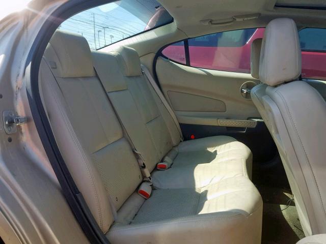 2G2WS522341235975 - 2004 PONTIAC GRAND PRIX GOLD photo 6