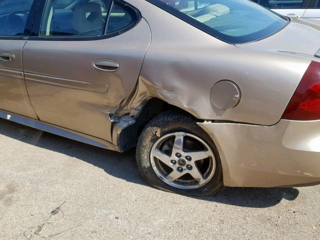 2G2WS522341235975 - 2004 PONTIAC GRAND PRIX GOLD photo 9