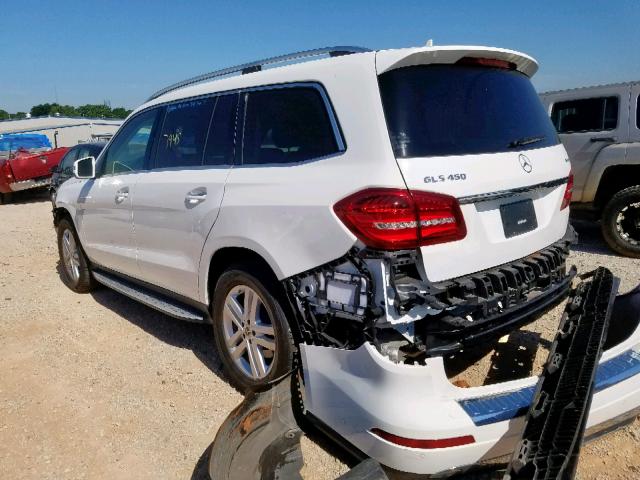 4JGDF6EE8KB224434 - 2019 MERCEDES-BENZ GLS 450 4M WHITE photo 3