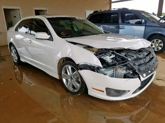 3FAHP0KC2CR195101 - 2012 FORD FUSION SPO WHITE photo 1