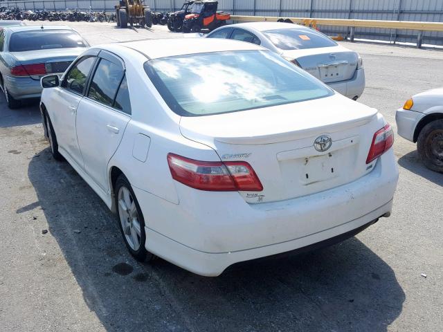 4T1BE46K77U547498 - 2007 TOYOTA CAMRY NEW WHITE photo 3