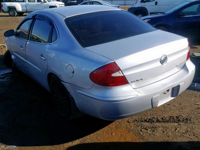 2G4WC532251302764 - 2005 BUICK LACROSSE C SILVER photo 3