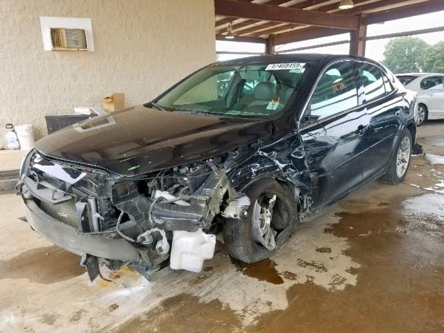 1G11C5SAXDU141325 - 2013 CHEVROLET MALIBU 1LT BLACK photo 2