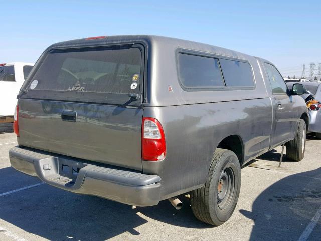 5TBJU32136S467282 - 2006 TOYOTA TUNDRA CHARCOAL photo 4