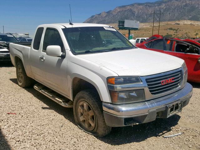 1GTJ6MF94B8138872 - 2011 GMC CANYON SLE WHITE photo 1