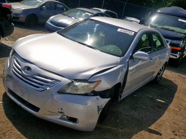 4T1BE46K87U538406 - 2007 TOYOTA CAMRY NEW SILVER photo 2