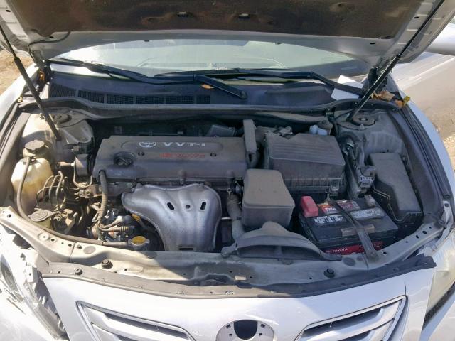 4T1BE46K87U538406 - 2007 TOYOTA CAMRY NEW SILVER photo 7
