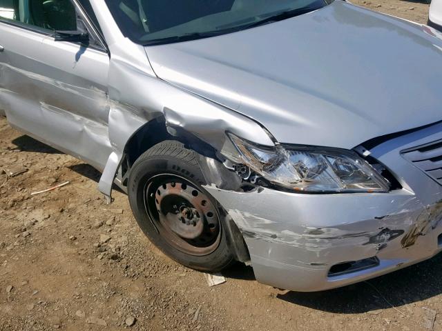 4T1BE46K87U538406 - 2007 TOYOTA CAMRY NEW SILVER photo 9