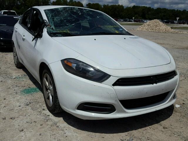 1C3CDFBB7FD187049 - 2015 DODGE DART SXT WHITE photo 1