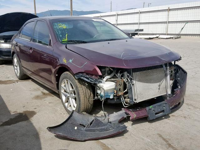 3FAHP0JG9BR324518 - 2011 FORD FUSION SEL BURGUNDY photo 1