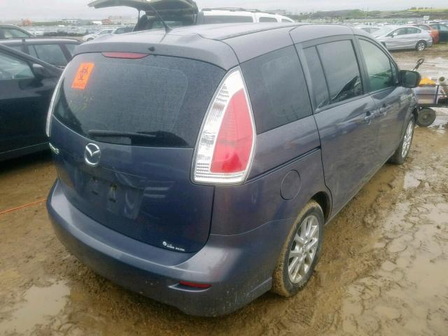 JM1CR2W36A0380740 - 2010 MAZDA 5 GRAY photo 4