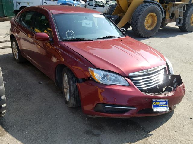 1C3CCBBBXCN267804 - 2012 CHRYSLER 200 TOURIN RED photo 1