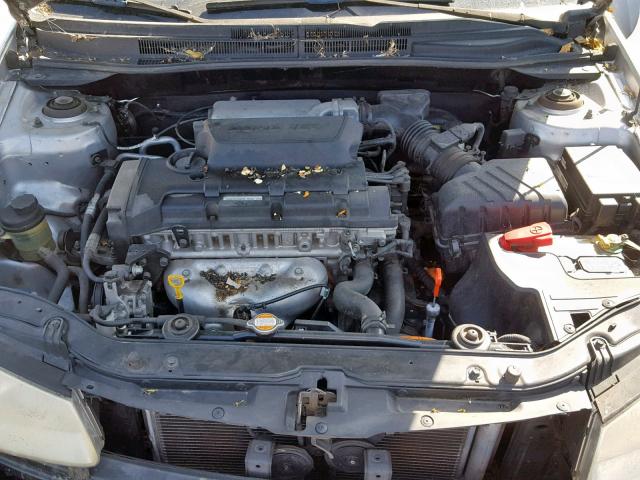 KNAFE122775429372 - 2007 KIA SPECTRA EX SILVER photo 7