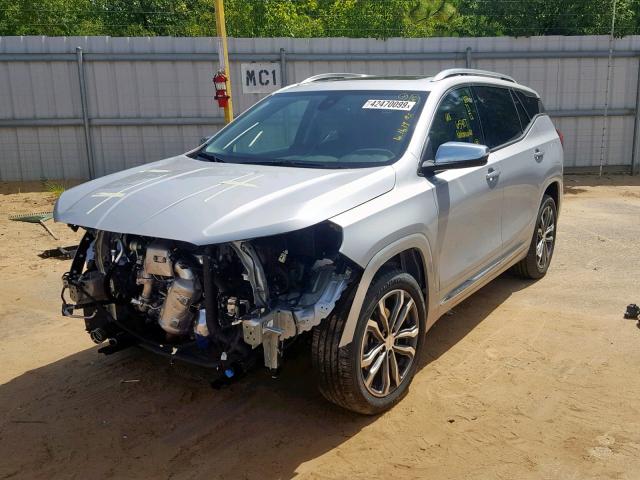 3GKALSEX9KL104753 - 2019 GMC TERRAIN DE SILVER photo 2