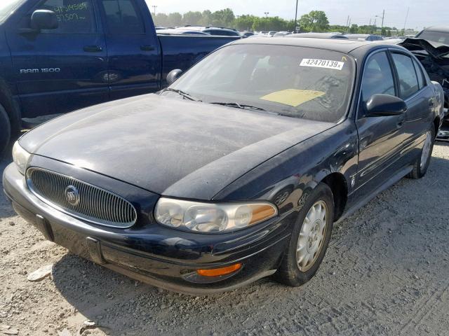 1G4HR54K3YU252780 - 2000 BUICK LESABRE LI BLACK photo 2