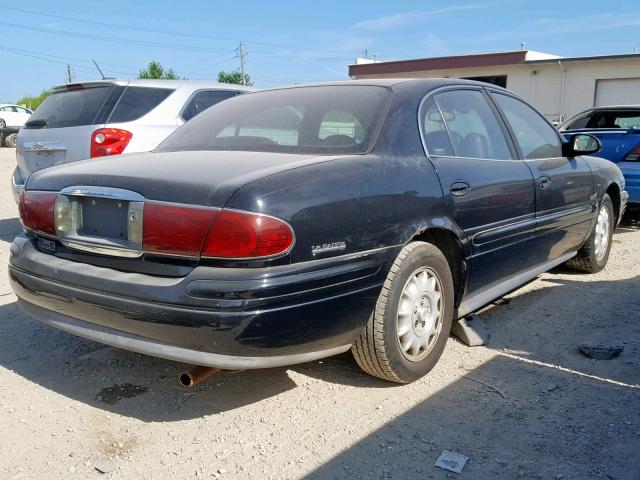 1G4HR54K3YU252780 - 2000 BUICK LESABRE LI BLACK photo 4