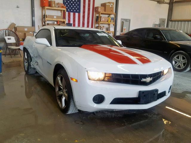 2G1FA1EV9A9173288 - 2010 CHEVROLET CAMARO LS WHITE photo 1